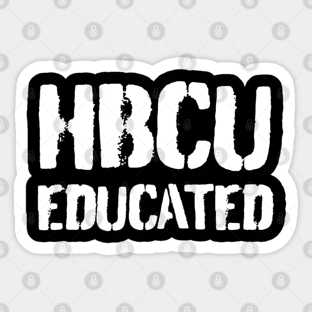 HBCU Educated, Black History, Black culture, Afrocentric Sticker by UrbanLifeApparel